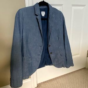 J Crew Chambray Blazer